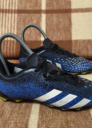 Детская футбольная обувь копачки бутсы adidas predator
