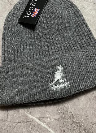 Шапка kangol сіра