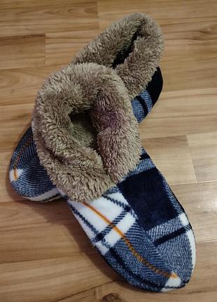 Тапочки-носочки с подошвой размер 44