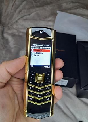 Телефон vertu signature с функцией замены голоса