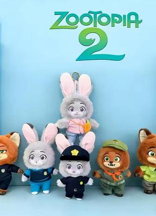 Мягкая игрушка-брелок zootopia 2 зоотрополис рандомный выбор 8