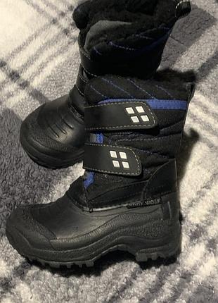 Дитячі сер оубутси чобітки  на хутрі  14см устілка