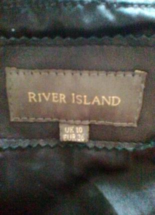 Шкіряна куртка-бомбер river island4 фото