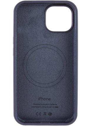Чохол silicone case full protective (aa) with magsafe для apple iphone 15 plus (6.7") темно-синій / midnight blue 3