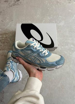 Кроссовки asics gel-nyc cream arctic sky арт 5059