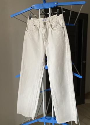 Білі джинси zara, розмір 34