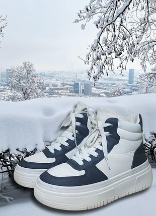 Классные зимние кроссовки - кеды. турция. размер 38.