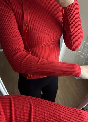 Гольф в рубчик водолазка 3