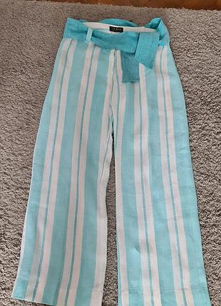 Жіночі  льняні  брюки.