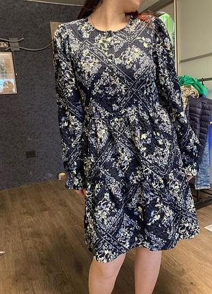 Шикарна романтична 🥰 🍇легенька сукня тканина жатка р м/л marks&spencer маркс и спенсер