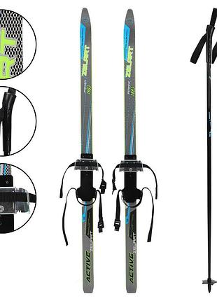 Лыжи беговые детские zelart sk-0881-120b