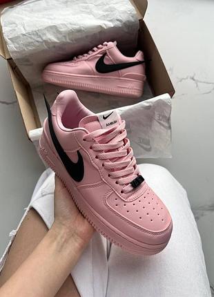 Nike air force 1 low x ambush pink black  арт 0267