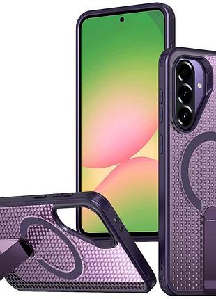 Чехол tpu breeze with magsafe stand для samsung galaxy a56 5g purple