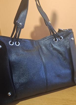 Женская кожаная сумка carla ferreri