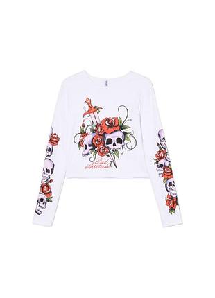 Лонгслів з тату cropp