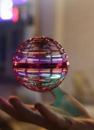 Літаючий шар що світиться flynova pro gyrosphere 95 мм червоний