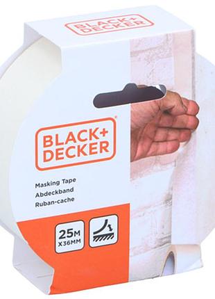 Малярна стрічка black+decker masking tape 25 мм × 25 м