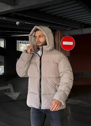 Чоловіча тепла зимова куртка пуховик