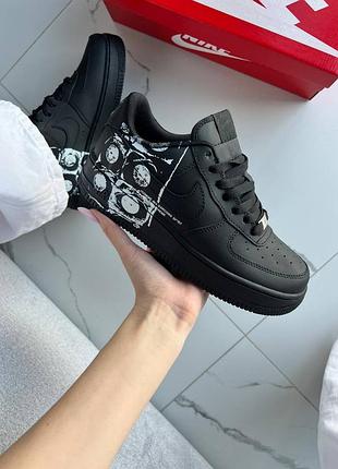 Nike air force x comme des garçons supreme black  арт 0256