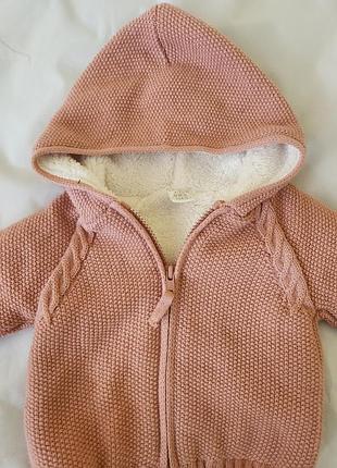 Теплый свитер 3-6 мес