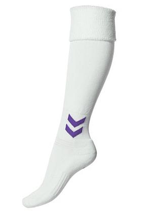 Футбольні шкарпетки гетри білі hummel classic