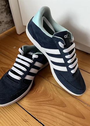 Кеди adidas 36 розмір, сині, замш