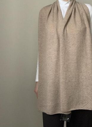 Кашеміровий шарф кольору латте  jasper conran