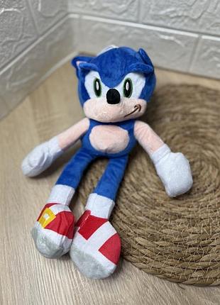М’яка іграшка сонік, плюшевий герой для дітей, 31 см (ігр1249)