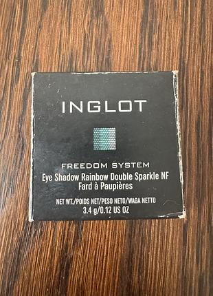 Тіні inglot freedom system eye shadow rainbow double sparkle