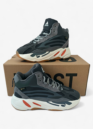 Жіночі зимові кросівки з хутром adidas yeezy boost 700 v2 (-21°c/100% waterproof/37р/38р/39р/40/41р)