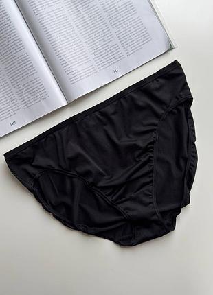 1398 жіночі чорні трусики сліпи з мікрофібри