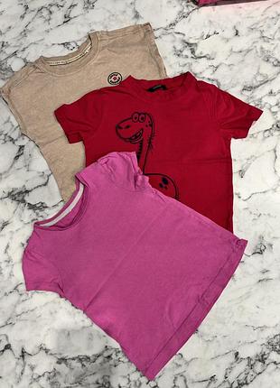 Лот футболок на дівчинку