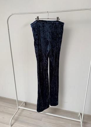 Бархатные брюки zara 2