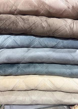 Велюрове покривало ромб євро 2