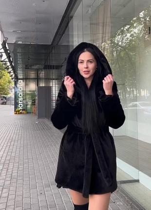 Шуба з еко хутра