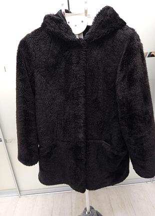 Шуба черная