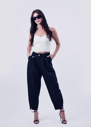 Крутые брюки  aladdin balloon carrot высокая посадка талии zara