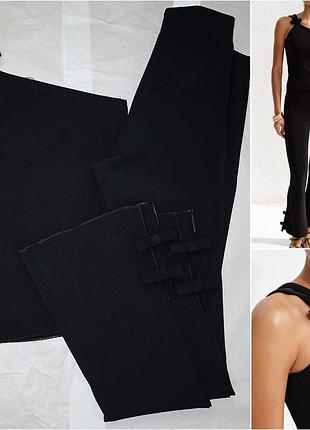 Комплект zara: топ и расклешенные лосины.