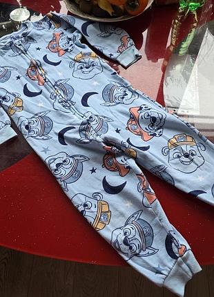 Nickelodeon paw patrol щенячий патруль піжама комбінезон чоловічок хлопчику 4-5 л 104-110 см