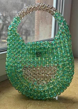 Сумка з бусин