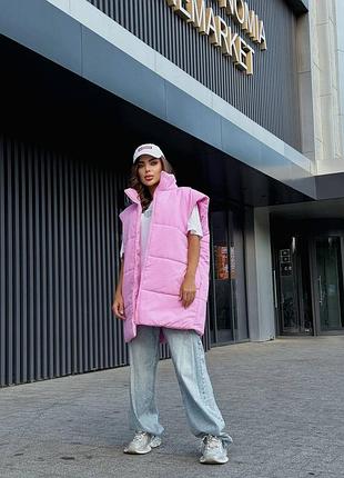 Стильна оверсайз жилетка | vlam. 282