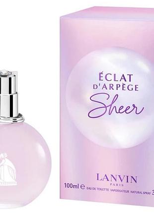 Туалетна вода lanvin eclat d'arpege sheer