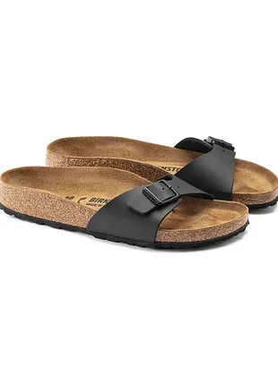 Жіночі капці шльопанці birkenstock madrid birken-flor soft