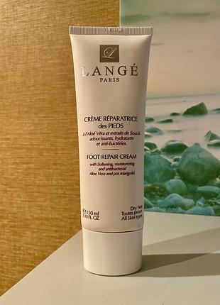Франція люкс lange paris віднлвлюючий крем, для ніг lange foot repair cream 150 мл