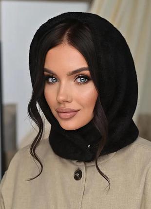 Женский мягкий стильный капор капюшон. разные цвета!!!