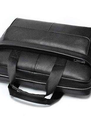 Мужская кожаная сумка для ноутбука из итальянской кожи, формат а4, премиум класс er-68