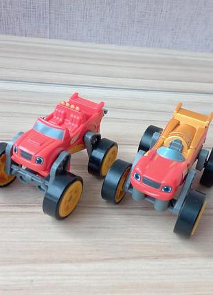 Іграшка fisher-price nickelodeon blaze and the monster machines flip &amp; race blaze