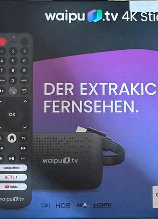 Смарт приставка до телевізора waipu.tv 4k stick📺