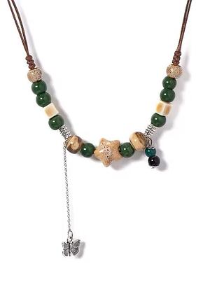 Украшение керамические детали звездочка бусины подвеска бабочка