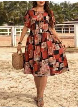 100% вискоза платье большой размер